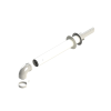 Turbo skurstenis 60Al/100PVC ar uzgalu