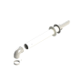 Turbo skurstenis 60Al/100PVC ar uzgalu
